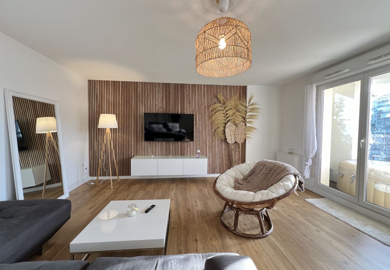 Appartement à Launaguet - L'Idylle confortable & lumineux avec Jacuzzi